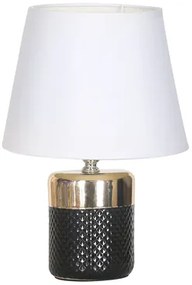 Stolná lampa glamour zlato-čierna 26 cm