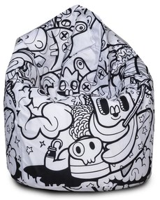 INTERMEDIC Sedací vak Sako Modern – 300 L, polyester, univerzálny dizajn Farba: DG42 - Mačky