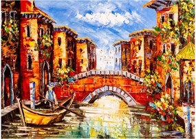 Obraz - Olejomaľba mesta III. (70x50 cm)