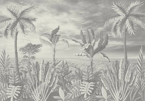 Fototapeta - Engrave jungle (147x102 cm)