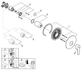 GROHE 32590002 - Sprchová batéria START lesklý chróm