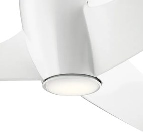Kichler KLF-PHREE-56-WHT- LED Stmievateľný stropný ventilátor PHREE 10W/230V + DO