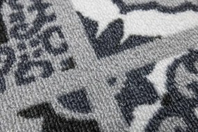 Protišmykový koberec PATCHWORK 19 New sivý