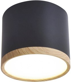 Candellux Tuba stropné svietidlo 1x9 W čierna 2275949