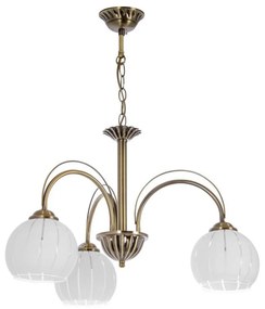 Luster na reťazi 3xE27/60W/230V