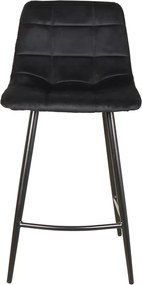 SI Mila H-2 Sametová barová stolička