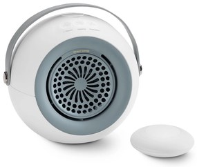 Teplovzdušný ventilátor s odnímateľným ohrievačom rúk