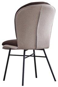 Kondela Jedálenská stolička, hnedá/béžová, KIMEA