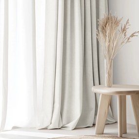 Goldea dekoračný záves marbella - smotanový 280x135 cm