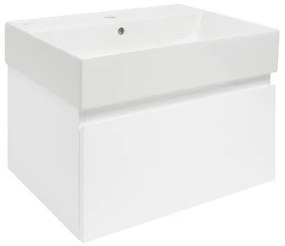 Kúpeľňová skrinka s umývadlom SAT B-WAY 59x30x45 cm biely lesk BWAY60WU2, 1 ks