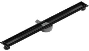 Mexen Flat 360, telo žľabu s rotačným sifónom 80 cm, čierna matná, 1740080