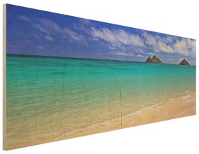 Drevenné obrazy Rajská pláž