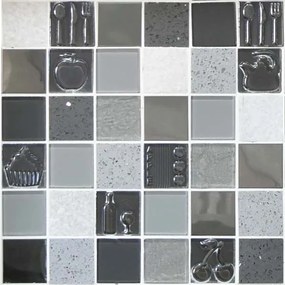 Mozaika Kitchen Gris 30x30