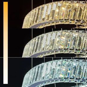 Toolight Toolight, LED stropné svietidlo, 32W, APP1547-CP, chrómová, OSW-05476