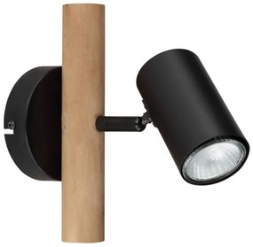 Globo 57913-1 - Nástenné bodové svietidlo HERTI 1xGU10/5W/230V drevo/kov
