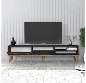 TV stolík/skrinka Tonase (orech + antracit) . Vlastná spoľahlivá doprava až k Vám domov. 1095461