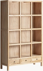 Ručne vyrobený regál z brestového dreva Brecey