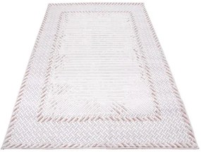 Koberec BUTIK 347 krémový / hnedý