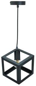 Závesná lampa geometrická čierna SWEDEN