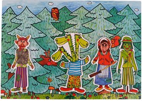 MARIONETINO Sada bábok a kulís – Drak a strašidlá