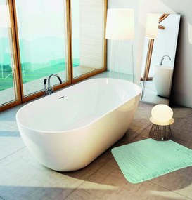 BO-MA, Kúpeľňová predložka Rabbit New mint, 50x40, zelená, kúpeľňa