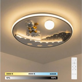Brilagi - LED stmievateľné detské stropné svietidlo ASTRO LED/68W/230V 3000-6000K + diaľkové ovládanie
