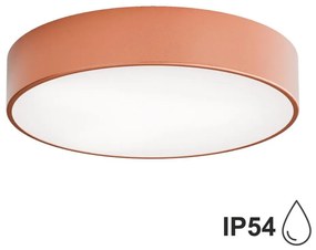 Kúpeľňové stropné svietidlo CLEO 3xE27/24W/230V pr. 40 cm medená IP54