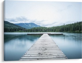 Obraz - Pri pohľade z móla (70x50 cm)