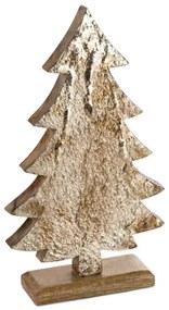 Vianočná dekorácia FIG 7 hnedá / zlatá