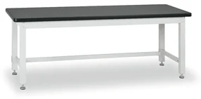 Pracovný stôl do dielne BL, MDF + PVC doska, nosnosť 1000 kg, 2100 mm