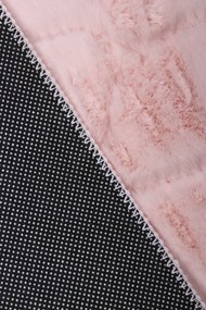 Koberec Rabbit 3D 04 BABY PINK rozmery koberec: 60x100 cm