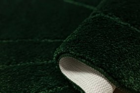 Kúpeľňový koberček Shell fľaškovo zelený