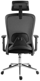 Kancelárska ergonomická stolička Neoseat ZENA — čierna, nosnosť 150 kg