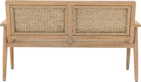 Záhradná pohovka z masívneho dreva v prírodnej farbe Sorrento – Bloomingville