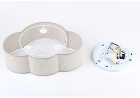 Brilagi - Detské stropné svietidlo NIMBUS MINI LINEN 2xE27/15W/230V 31x43 béžové