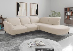 XXXLutz ROHOVÁ SEDAČKA, textil, krémová Sit & More - Sedačky - 00014401851M