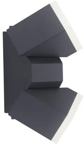 Paul Neuhaus 9722-13 - LED Vonkajšie nástenné svietidlo RYAN 2xLED/5W/230V IP54
