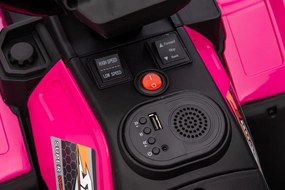 LEAN CARS Elektrická štvorkolka JC915 na akumulátor, ružová