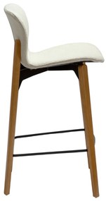 PARAGON ČALÚNENÁ BAROVÁ STOLIČKA white/oak