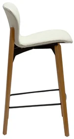 PARAGON ČALÚNENÁ BAROVÁ STOLIČKA white/oak