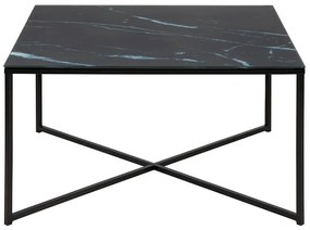 Alisma konferenčný stolík 80x80 čierna / čierna