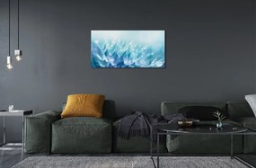 Obraz na skle Kvapky púpavy abstrakciu 120x60 cm