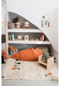 Zelený/oranžový detský sedací vak Cathy the Carrot – Lorena Canals