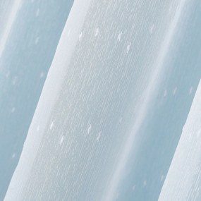 Voál biely s olovkom vzor Prší - ZAC-031 výška 295 cm Iba metráž
