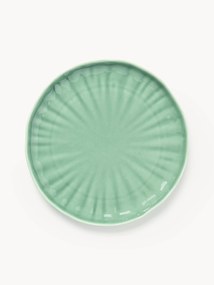 Porcelánové raňajkové taniere's embosovaným vzorom Sali, 4 ks