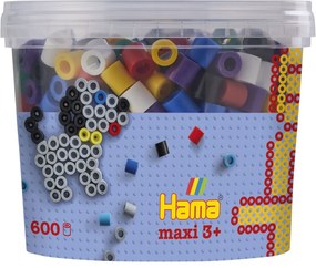 Hama Maxi koráliky v tube mix - 600 ks