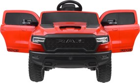 JOKOMISIADA Elektrické auto na batériu RAM Pickup pre deti 4x4 + diaľkové ovládanie červené PA0322