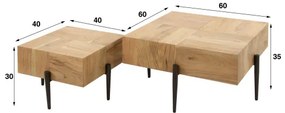 Konferenčný stôl 27-90 Blocks  - Komfort-nábytok