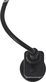 Stojaca vonkajšia lampa biela 80 cm vrátane LED IP44 - Fungi