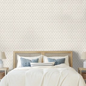 Tapeta svetlé béžové geometrické vzory